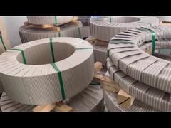 ¿Qué tamaño es tira de acero inoxidable?